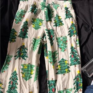 Festive Christmas Tree Kids Pajama Pants